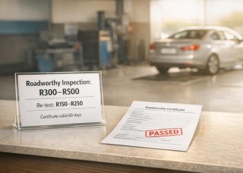 How Much Is a Roadworthy Certificate in South Africa? Full Breakdown